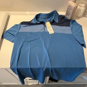 Blue addidas polo - new with tags